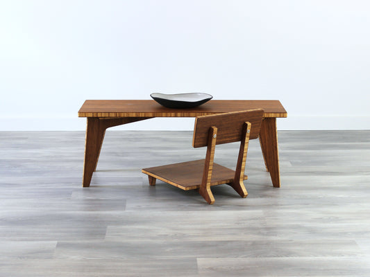 Small Floor Desk Set - Chestnut