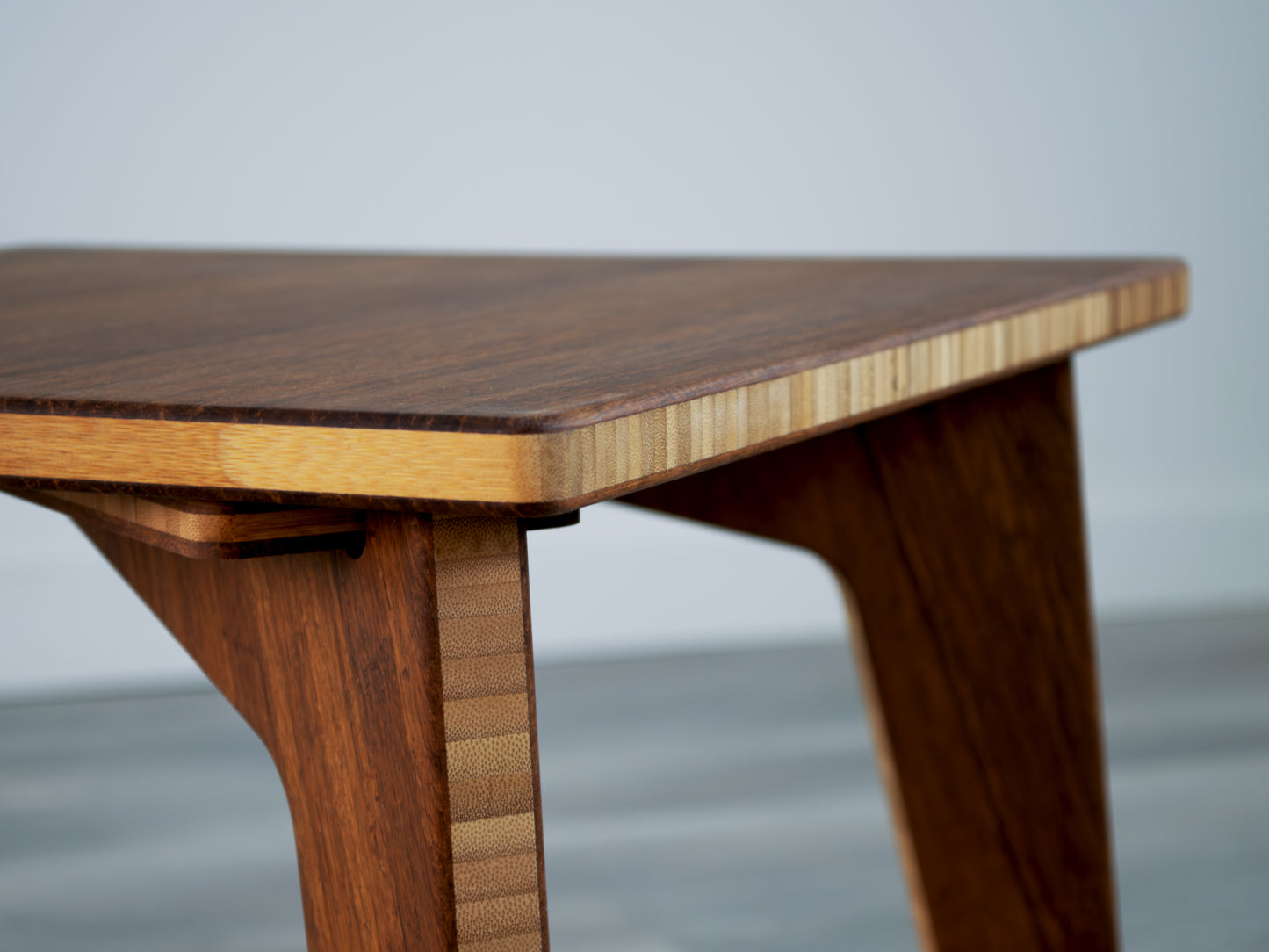 STAN Square Dining Table Set - Small - Chestnut