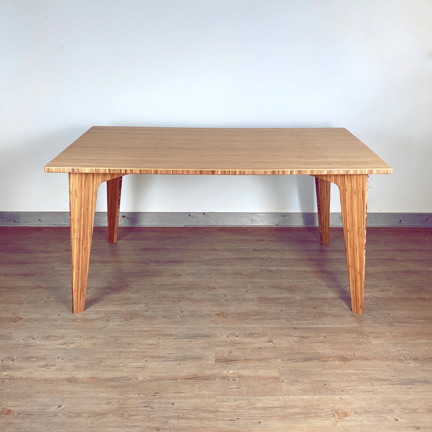 STAN Rectangle Dining Table: Natural Bamboo