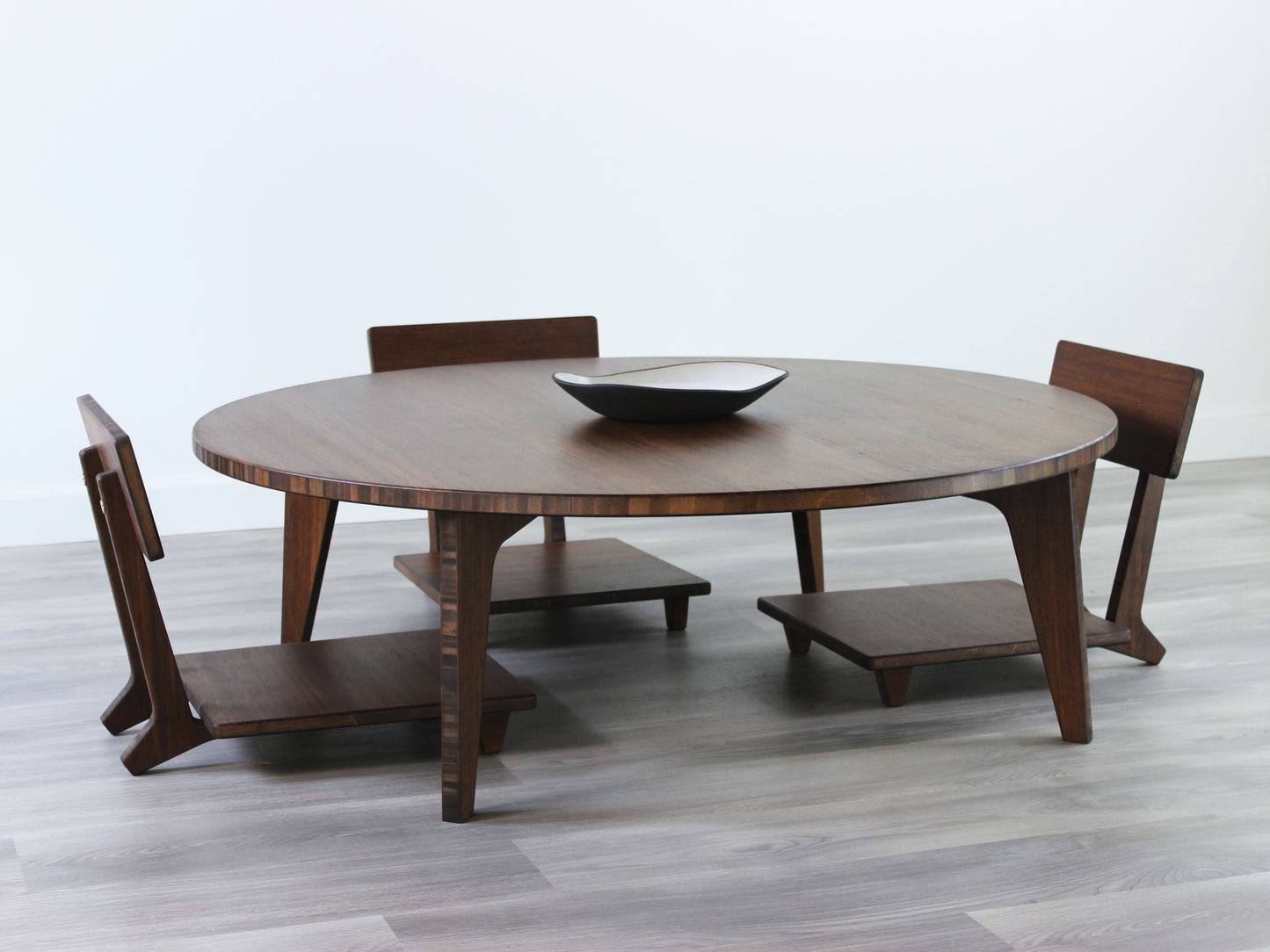 Large Circle Set - Walnut