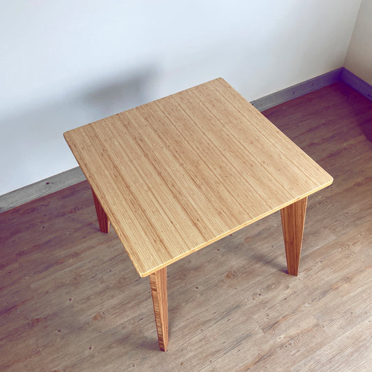 STAN Square Dining Table: Natural Bamboo
