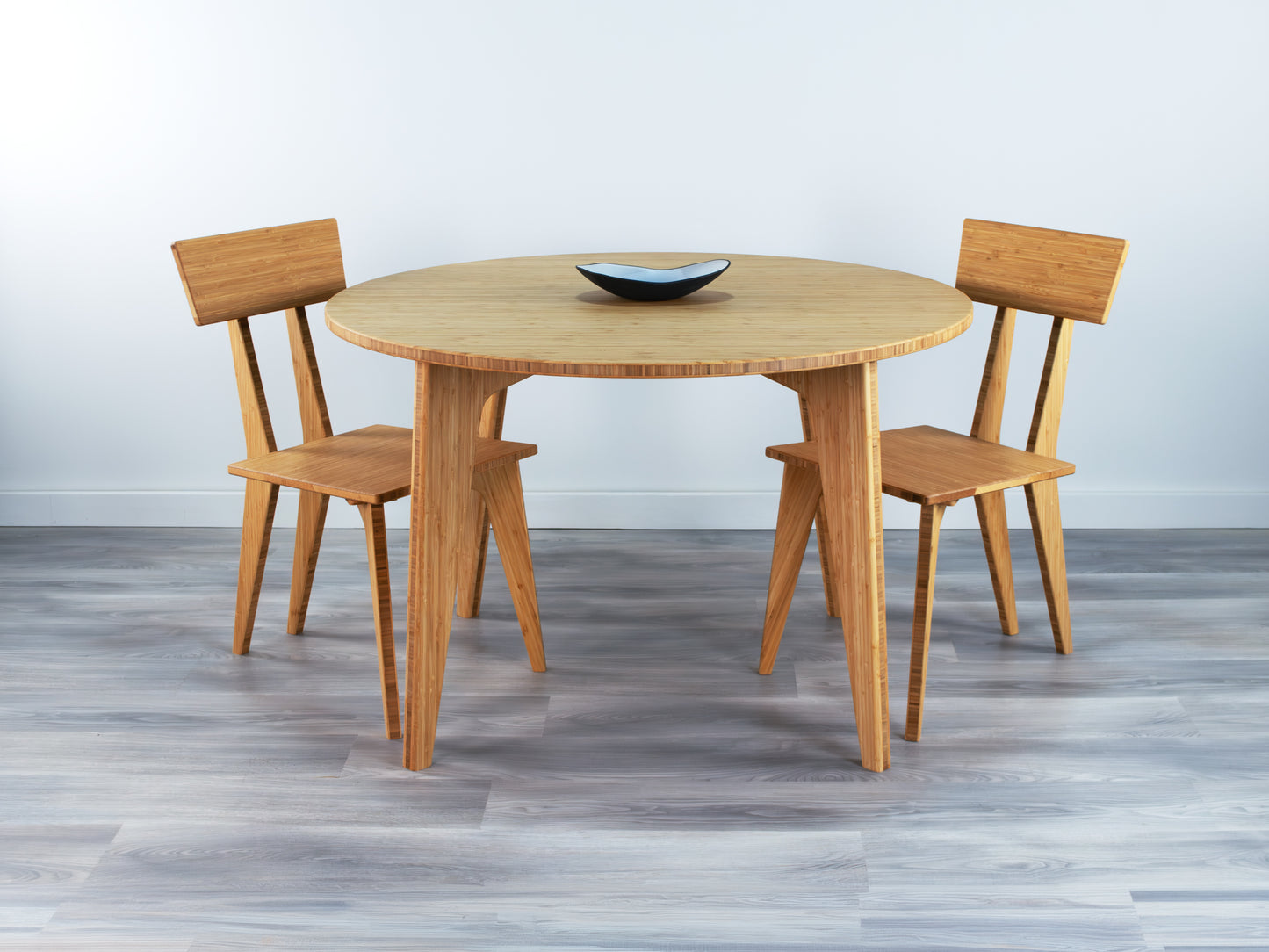 STAN Circle Dining Table Set - Large - Natural