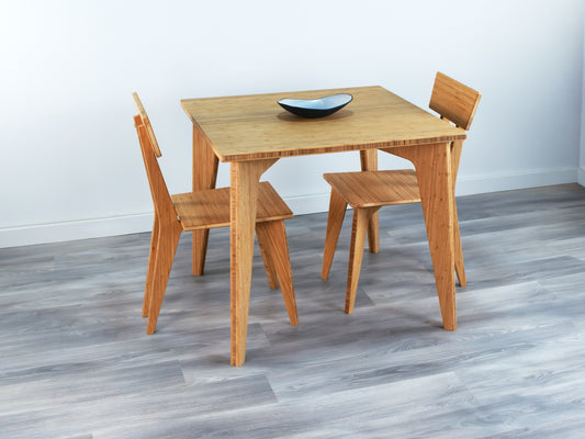 STAN Square Dining Table Set - Small - Natural