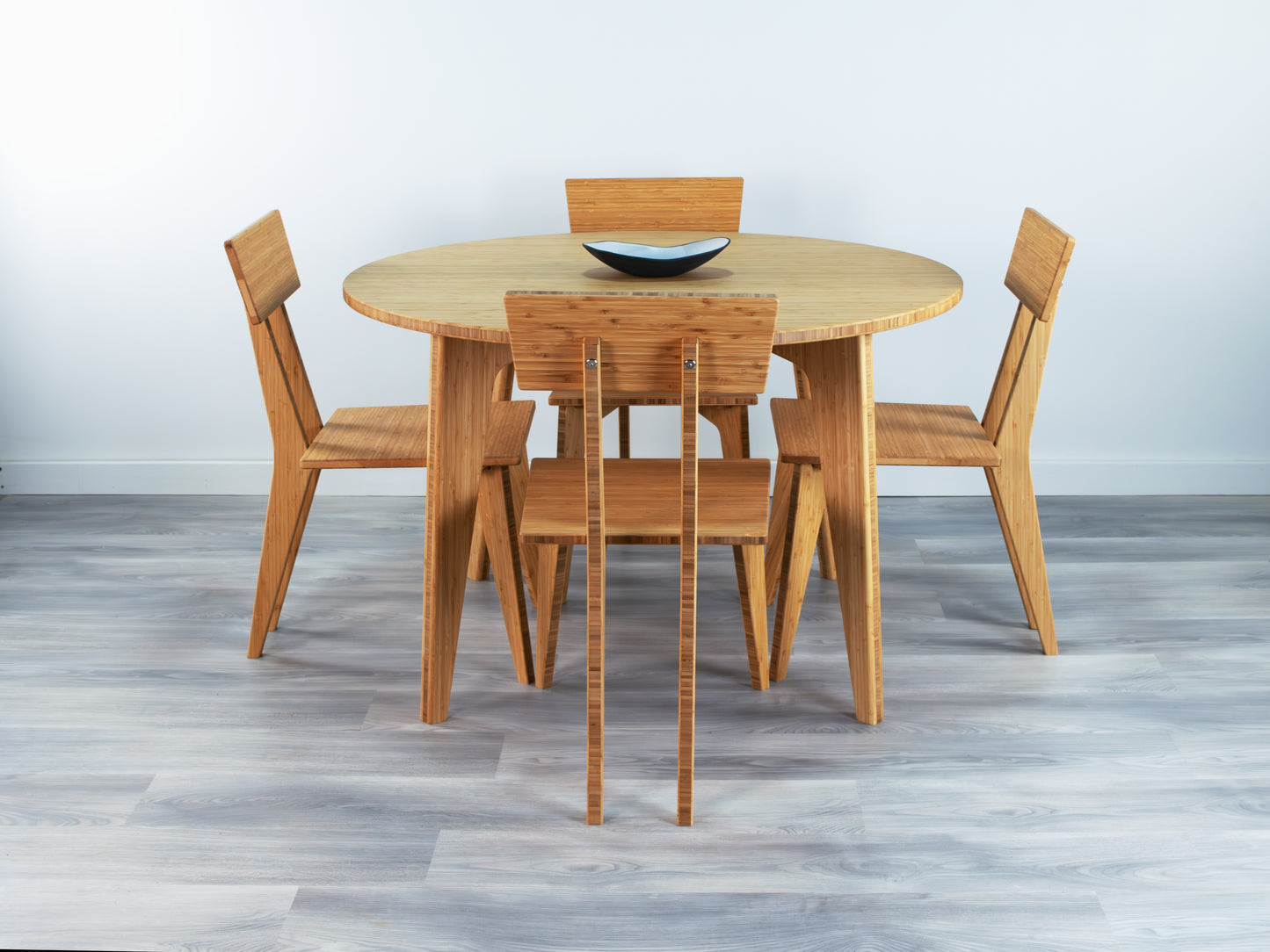 STAN Circle Dining Table Set - Large - Natural