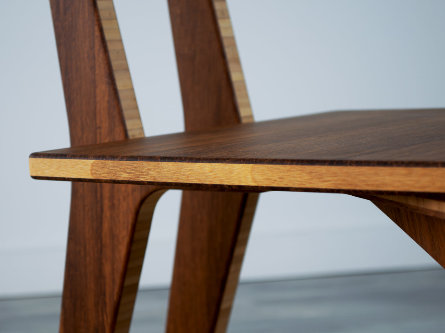 STAN Circle Dining Table Set - Large - Chestnut