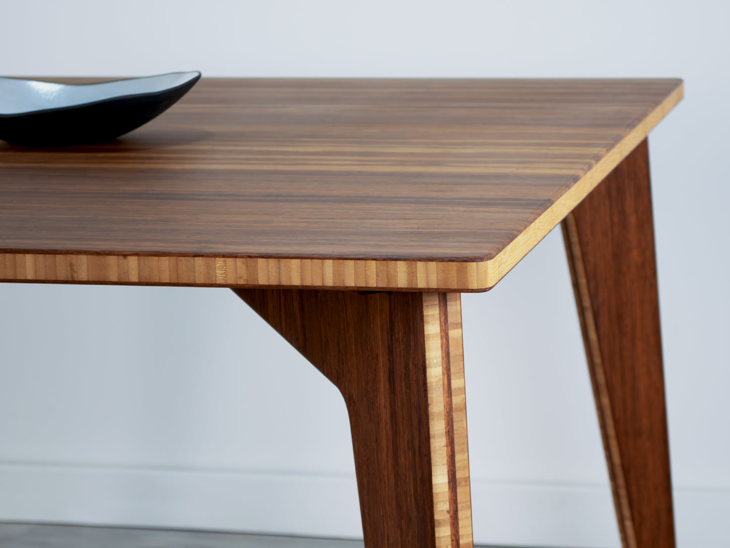 STAN Square Dining Table Set - Large - Chestnut