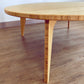 LOW Round Coffee Table Set: Natural Bamboo - Large