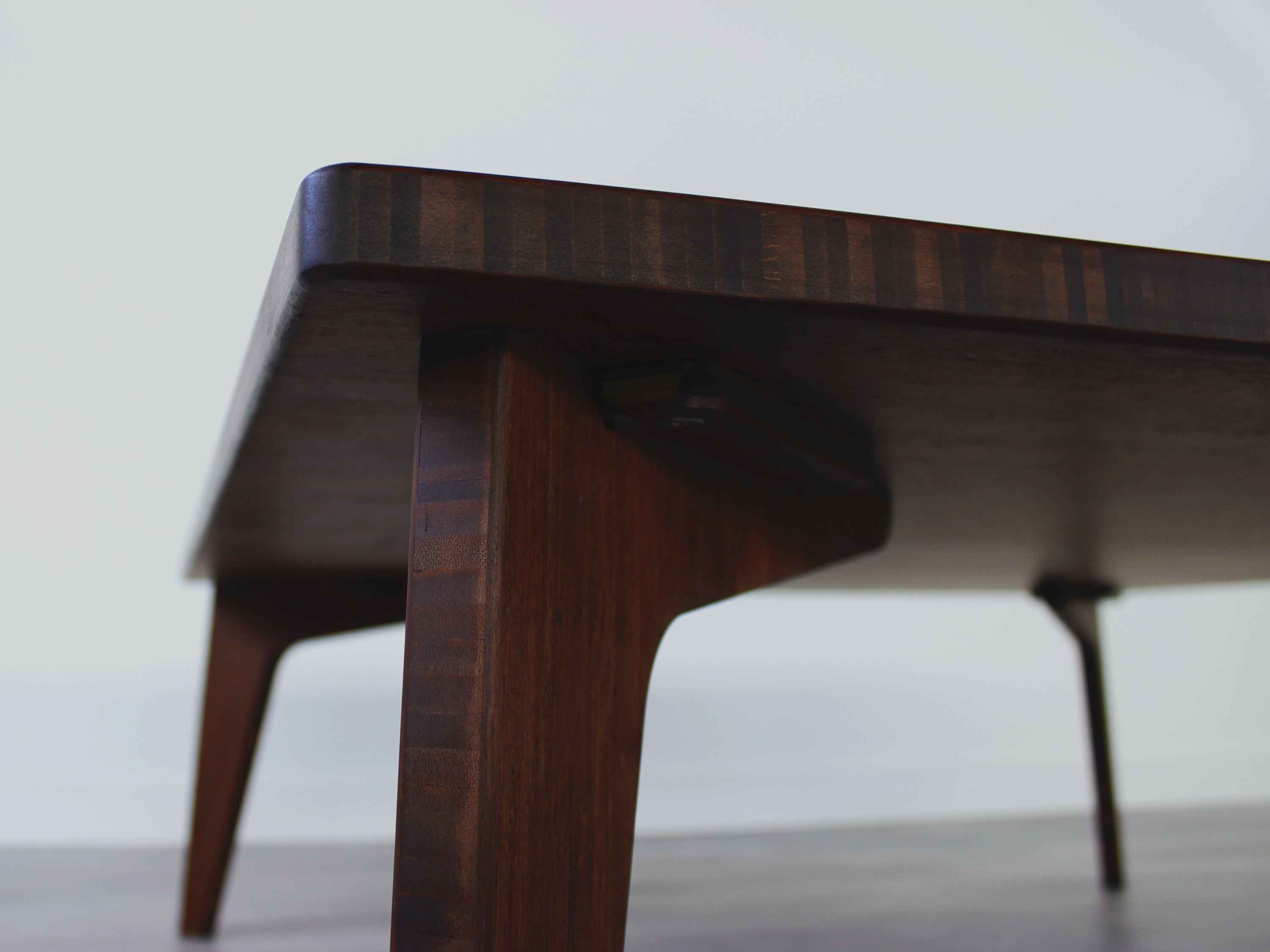 LOW Large Walnut Bamboo Square Table Set | Reforest Design