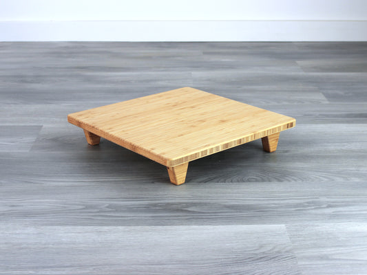 Natural-Colored Meditation Chair for Japanese Tea Table and Kotatsu