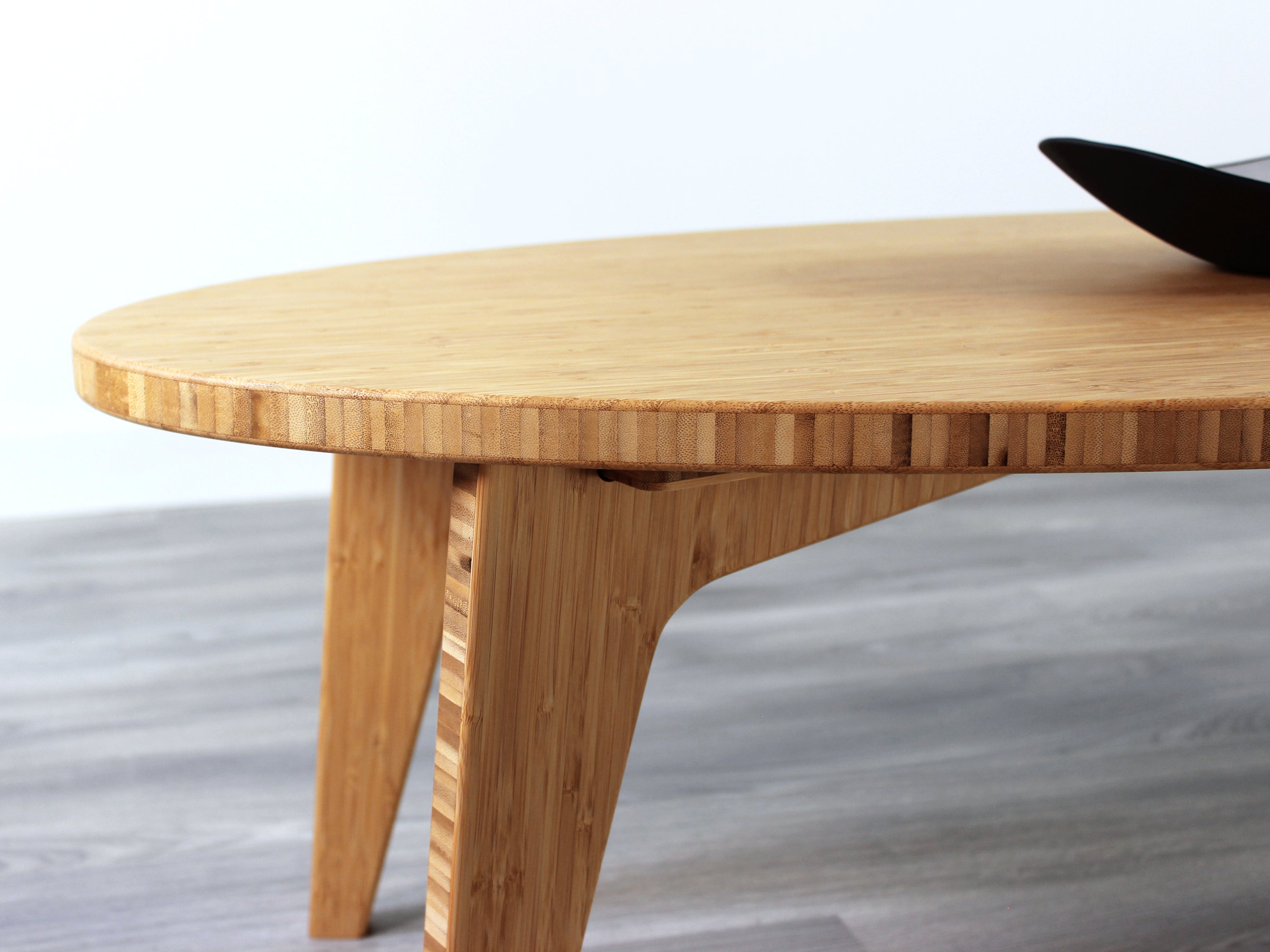 Oval Table - Natural Bamboo – Reforest Design