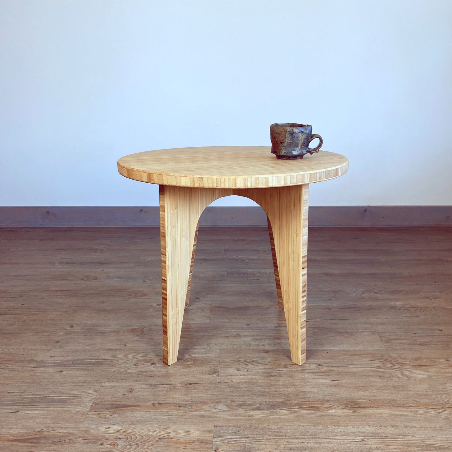 STAN Side Table: Natural Bamboo - Round