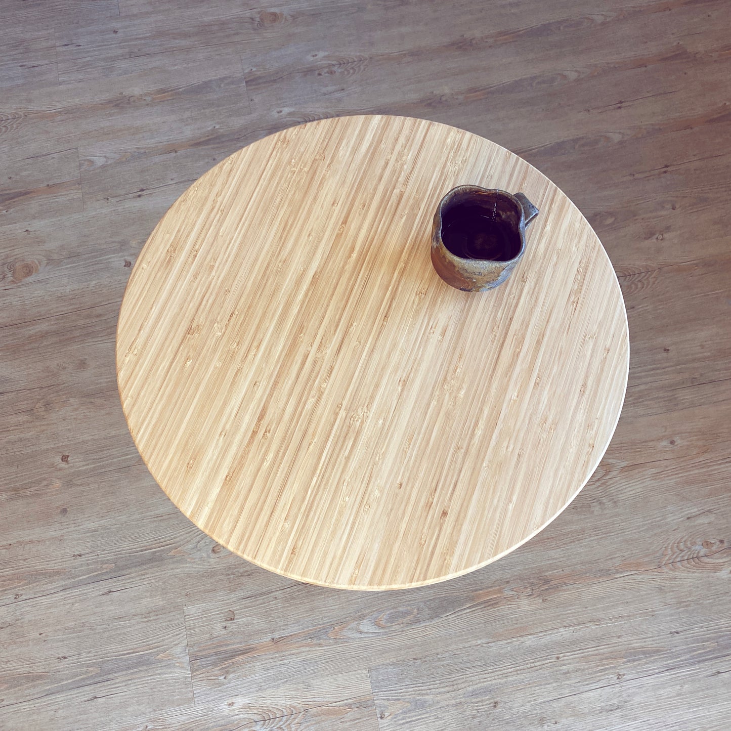 STAN Side Table: Natural Bamboo - Round