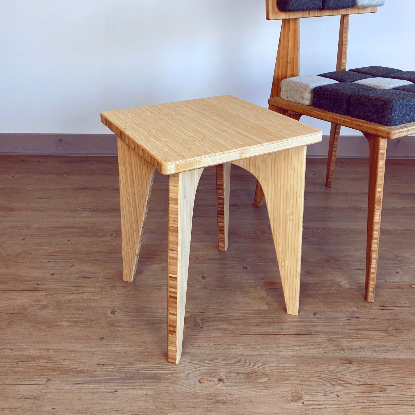 STAN Side Table: Natural Bamboo - Square