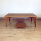 LOW Rectangle Coffee Table Set: Walnut Bamboo - Small