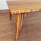 LOW Rectangle Coffee Table Set: Tiger Bamboo - Small