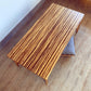 LOW Rectangle Coffee Table Set: Tiger Bamboo - Small