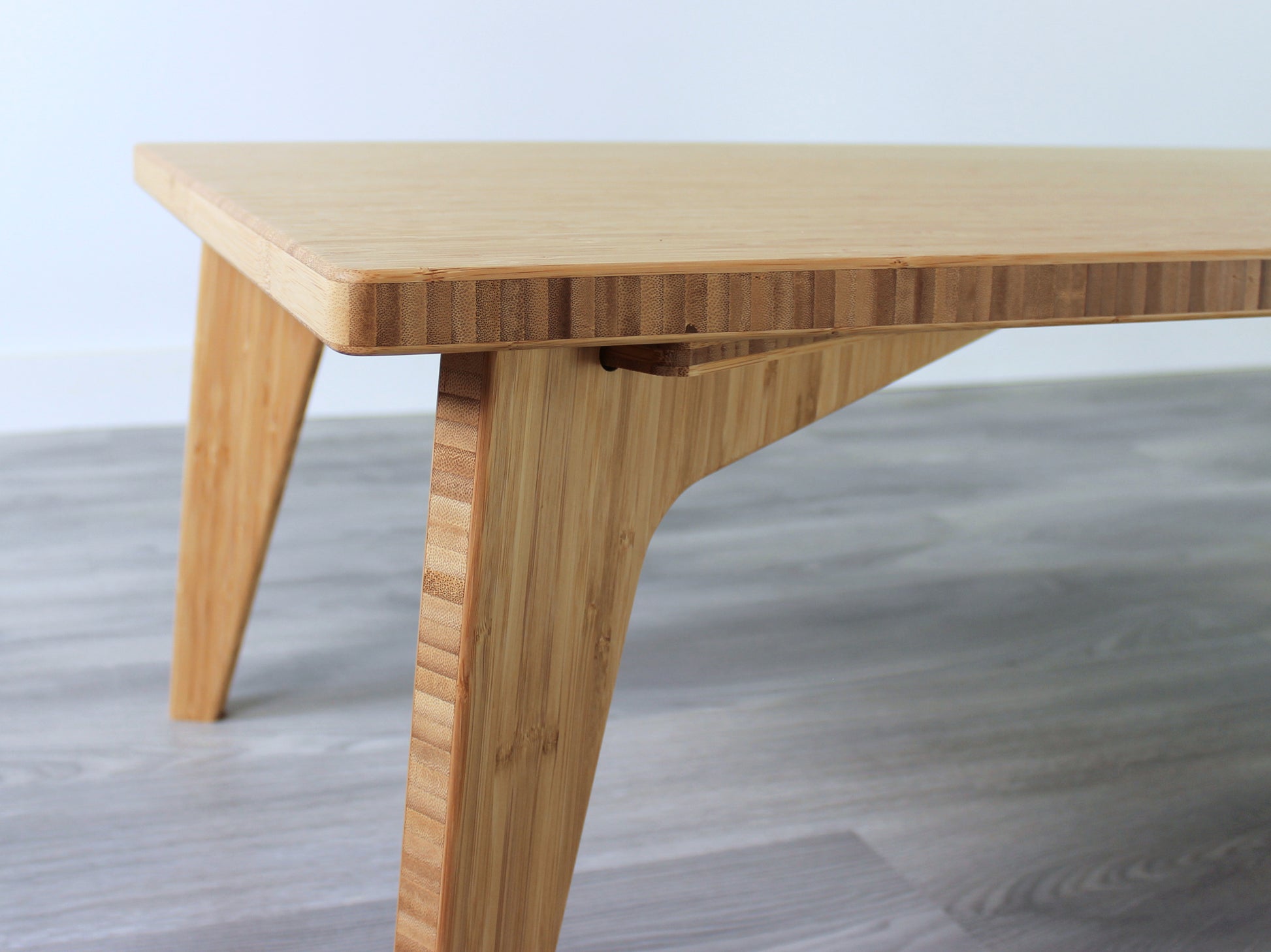 Rectangle LOW table in natural bamboo. Side view, featuring the removable legs and hardware. 

floor table
japan coffee table
japan furniture
japan table
japanese
japanese furniture
japanese low table
japanese table
kotatsu
natural bamboo