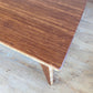 LOW Square Coffee Table Set: Walnut Bamboo - Large