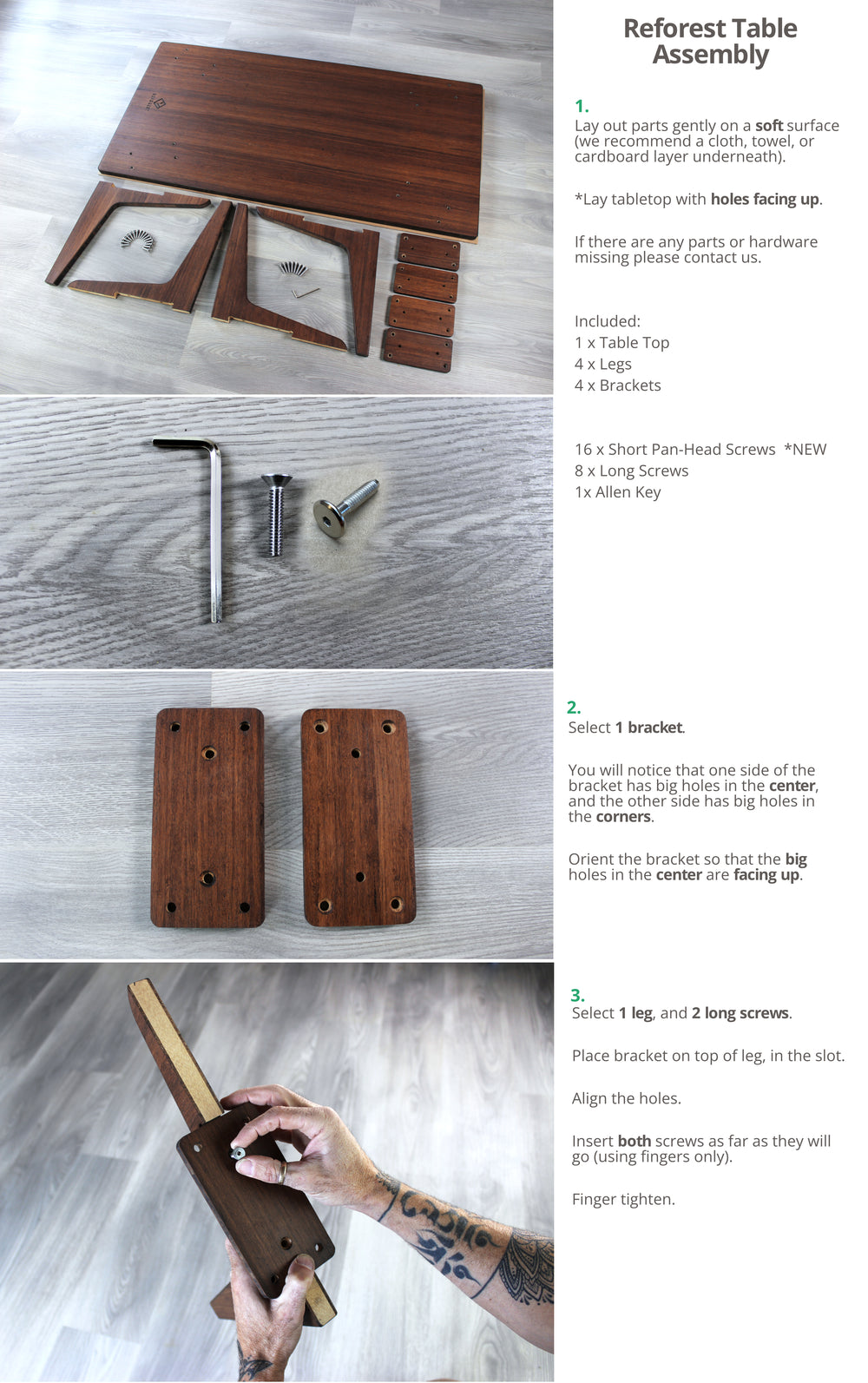 Assembly Instructions - Table – Reforest Design